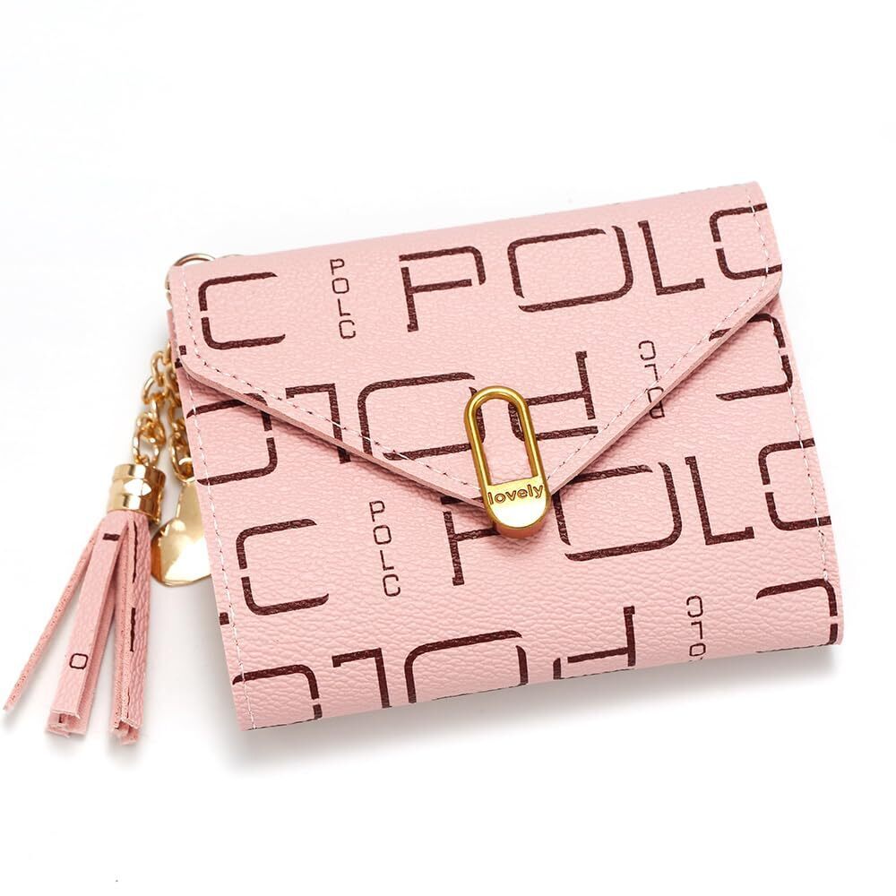 7694 Wallet - Credit Card Holder Trifold Small Wallet Compact